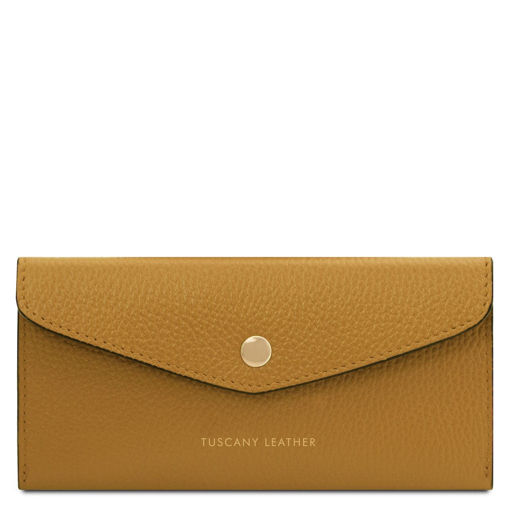 Leather envelope wallet | TL142322 - Premium Leather wallets for women - Shop now at San Rocco Italia