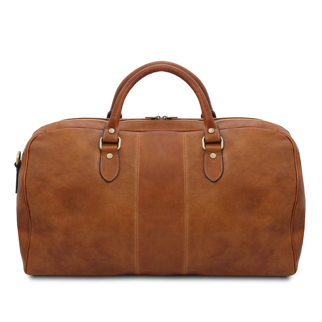 Marco Polo Travel Leather Duffle Bag and Leather Toiletry Bag Set | TL142248 -  - San Rocco Italia