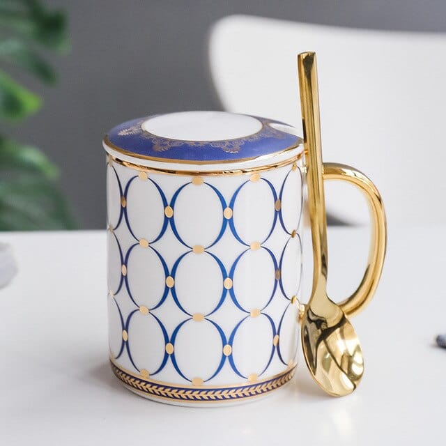 Mug, Lid and Spoon Set - Premium Mugs - Just €31.95! Shop now at San Rocco Italia