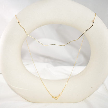Wave Necklace | 14K Gold Filled or 925 Sterling Silver - Premium Necklaces - Shop now at San Rocco Italia