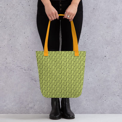 Olive Green Logo Tote Bag - Premium  - Just €39.95! Shop now at San Rocco Italia