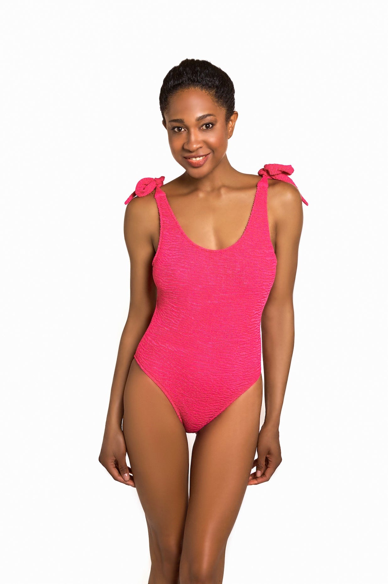 Fuschia one hot sale piece swimsuit