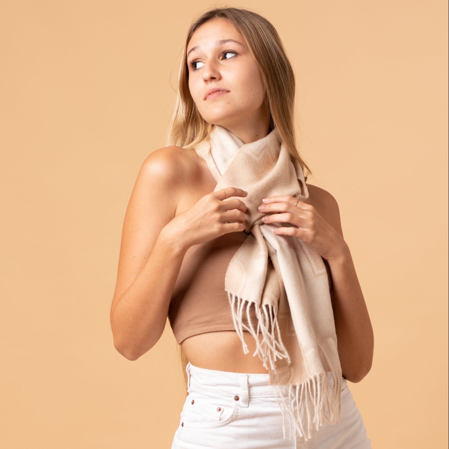 Chakana 100% baby alpaca scarf - Premium Scarves - Shop now at San Rocco Italia