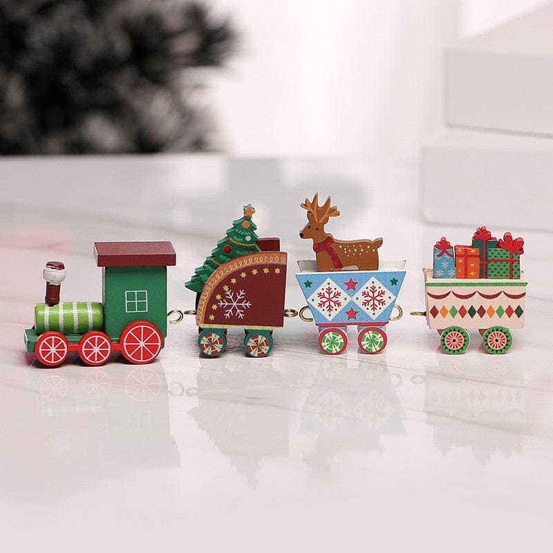 Wooden Train Christmas Decoration - Premium Seasonal & Holiday Decorations - Just €16.95! Shop now at San Rocco Italia