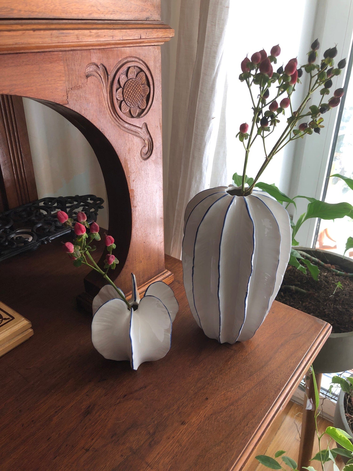 Star Fruit Porcelain Vases -  - San Rocco Italia
