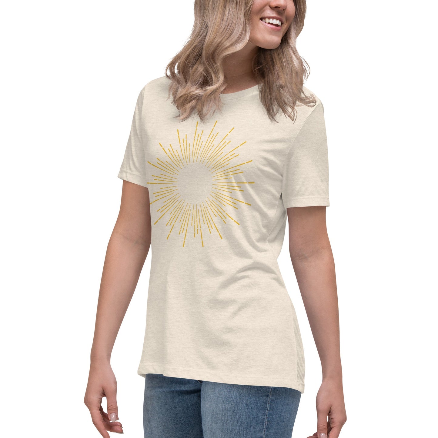 Sunburst Women's Relaxed T-Shirt - Premium  - Shop now at San Rocco Italia