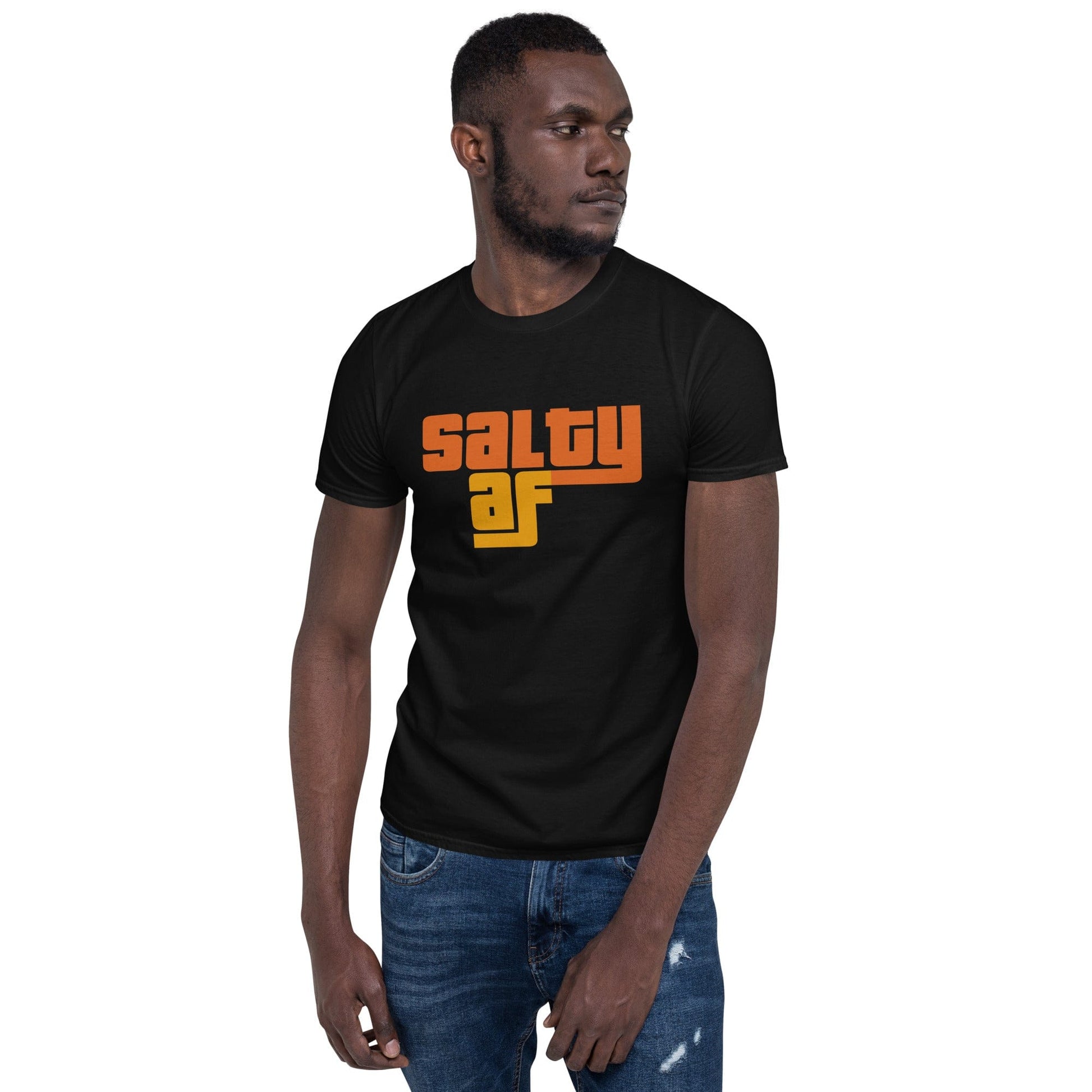 Salty AF Short-Sleeve Unisex T-Shirt - Premium T-Shirt - Unisex Basic Softstyle T-Shirt - Gildan 64000 - Shop now at San Rocco Italia