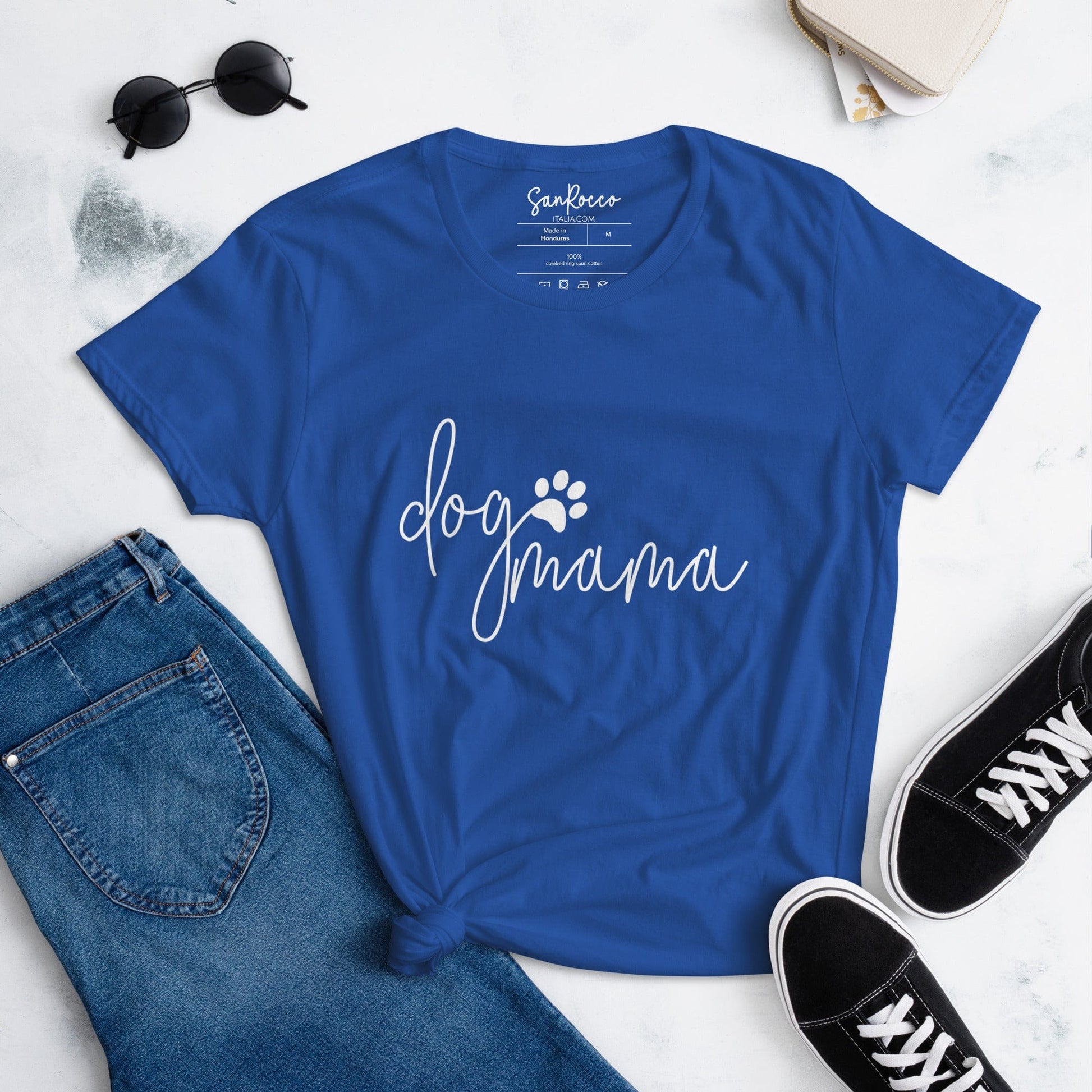 Dog Mama Women's Short Sleeve T-Shirt - Premium T-Shirts - Just €34.95! Shop now at San Rocco Italia