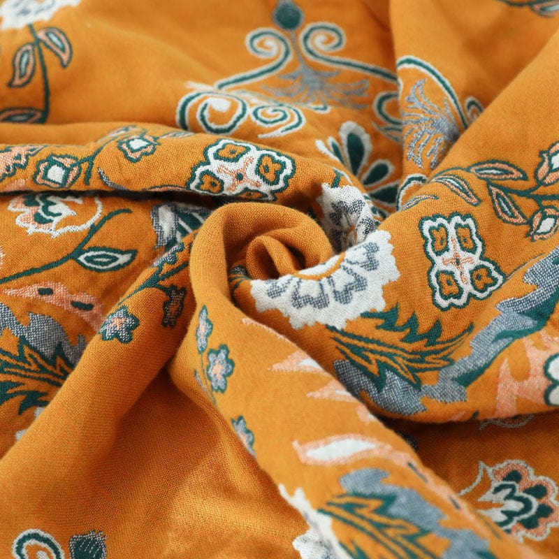 Reversible Bohemia Throw Blanket | 100% Cotton - Premium Throw Blankets - Shop now at San Rocco Italia