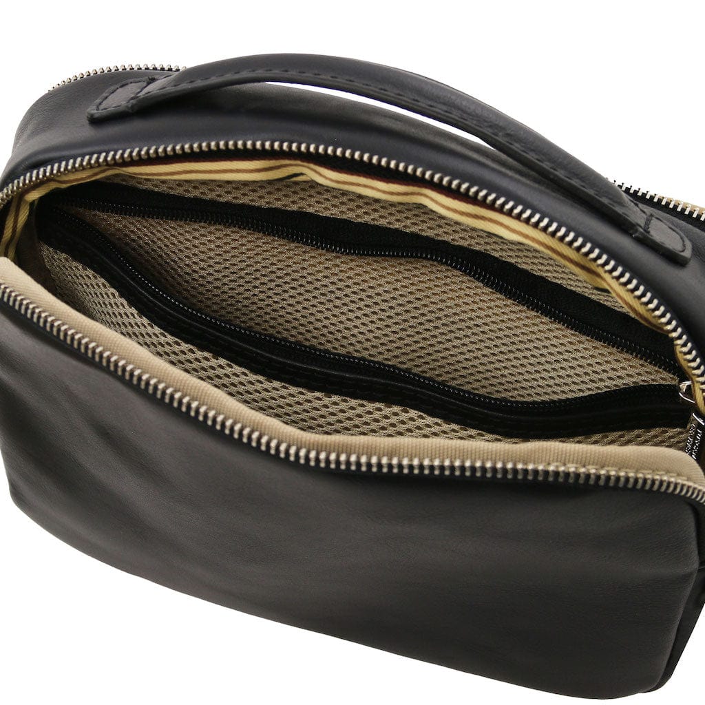 Marvin - Leather toiletry bag | TL142326 - Premium Travel leather accessories - Shop now at San Rocco Italia