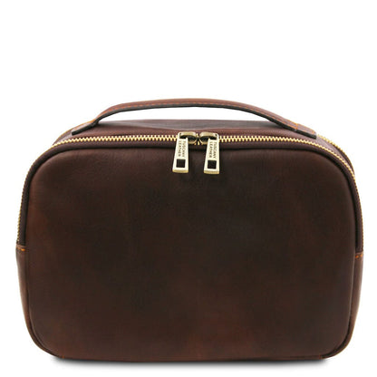 Marvin - Leather toiletry bag | TL142326 - Premium Travel leather accessories - Shop now at San Rocco Italia