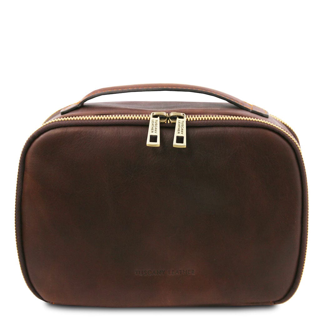 Marvin - Leather toiletry bag | TL142326 - Premium Travel leather accessories - Shop now at San Rocco Italia