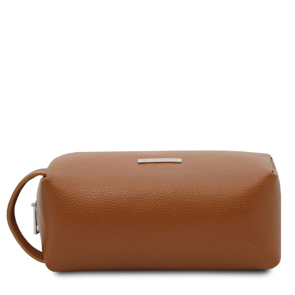 TL Bag - Soft leather toiletry bag | TL142324 - Premium Travel leather accessories - Shop now at San Rocco Italia