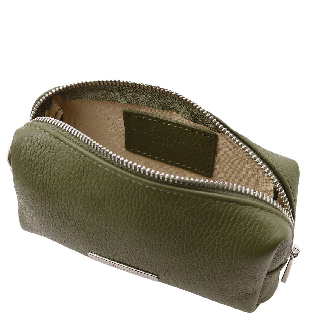 TL Bag - Soft leather toiletry case | TL142315 - Premium Travel leather accessories - Just €30.50! Shop now at San Rocco Italia