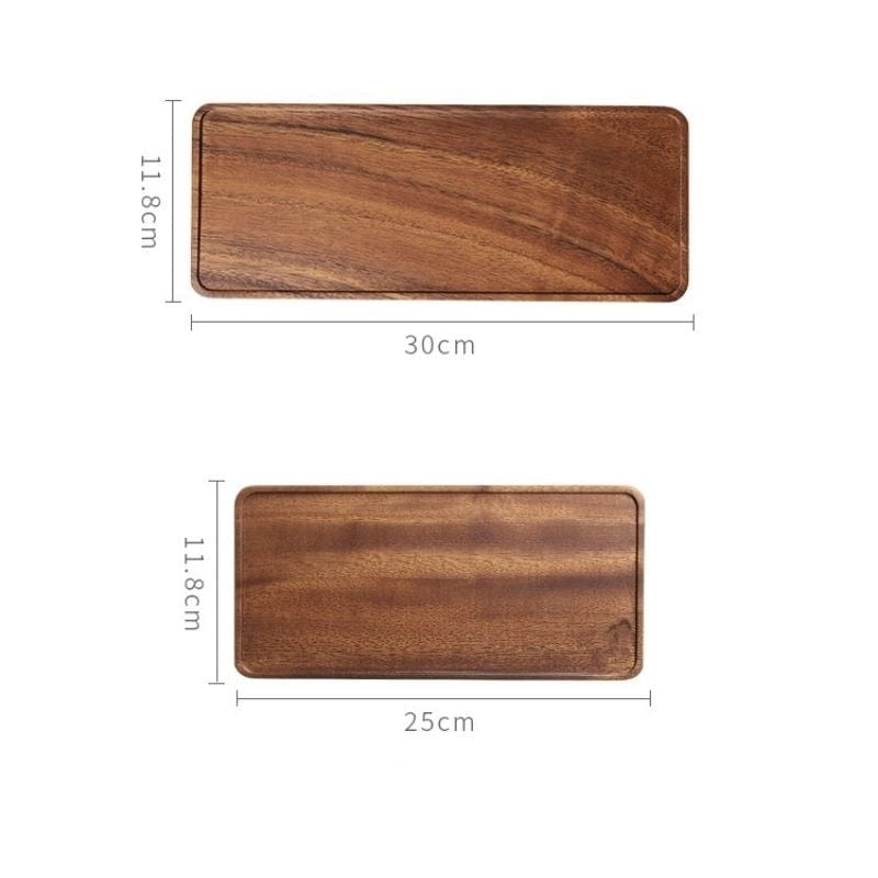 Wood Catchall Tray made of South American Walnut - Premium Wood trays - Shop now at San Rocco Italia