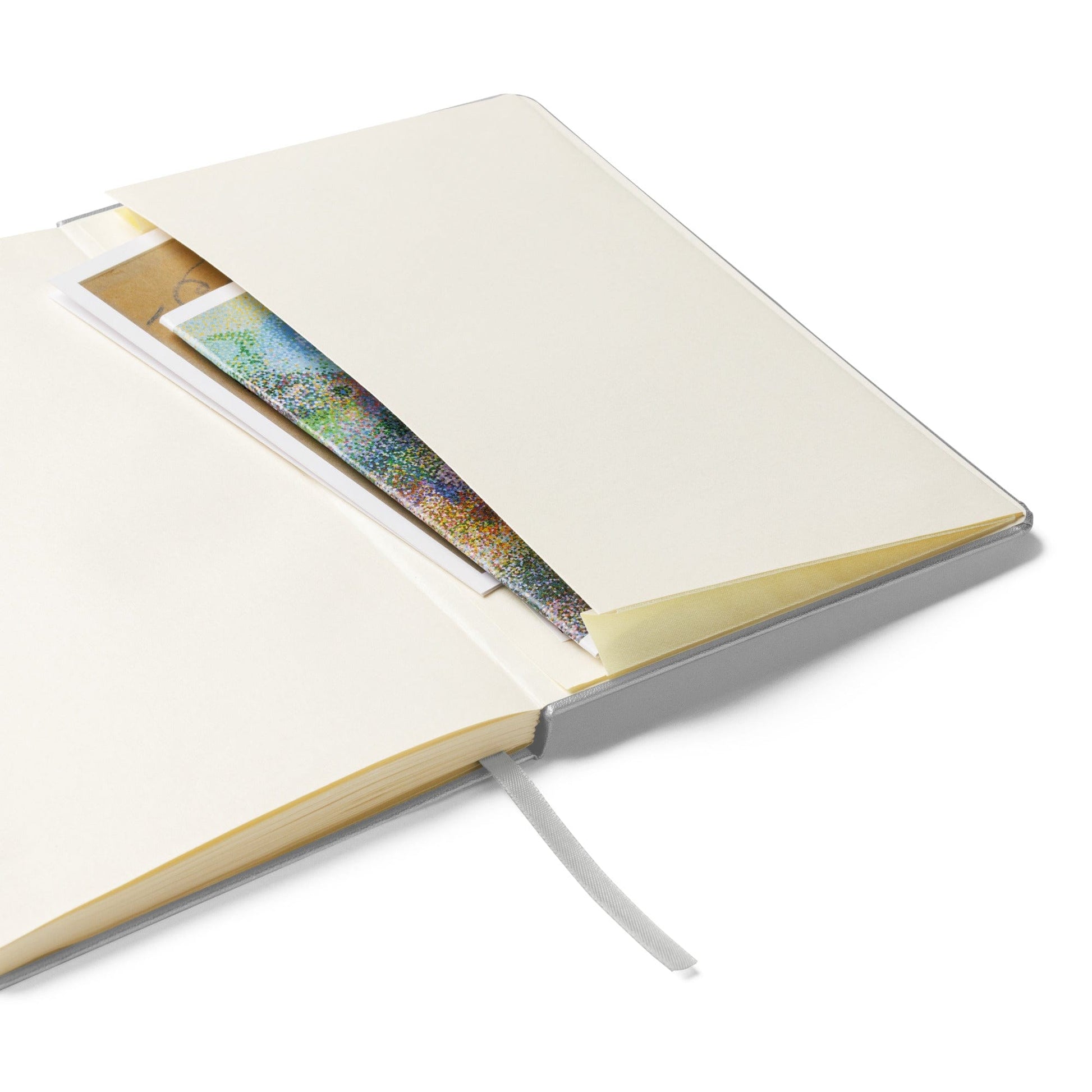 Write to the End Woman and French Poodle Hardcover Bound Notebook -  - San Rocco Italia