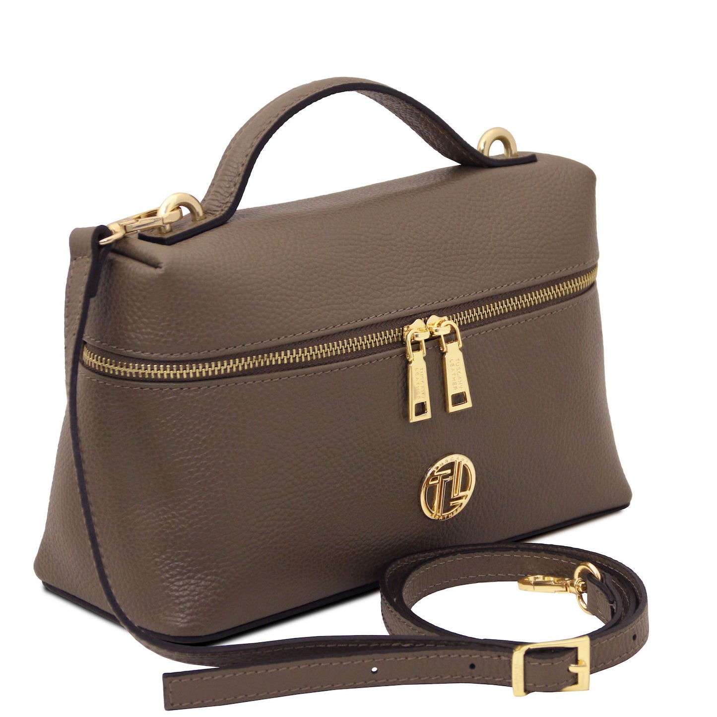 Leather handbags Scrigno - Soft leather vanity handbag | TL142484 San Rocco Italia