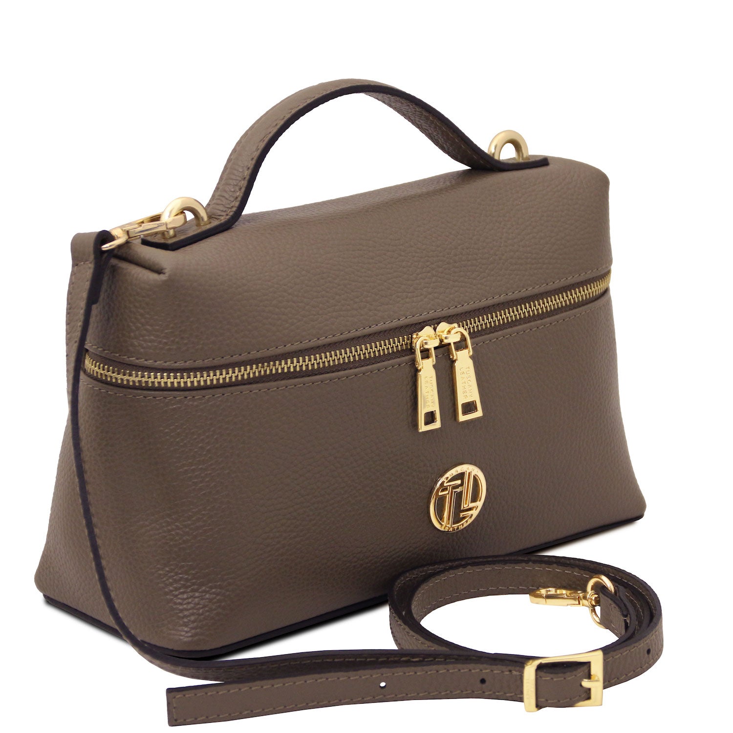 Leather handbags Scrigno - Soft leather vanity handbag | TL142484 San Rocco Italia