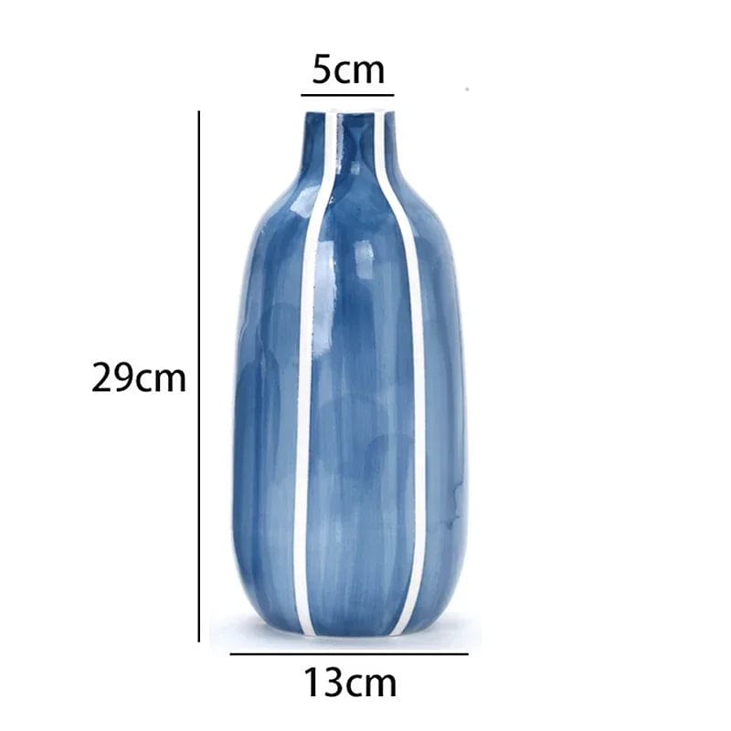 Serenity Flow Ceramic Flower Vase - Premium Ceramic vases - Shop now at San Rocco Italia