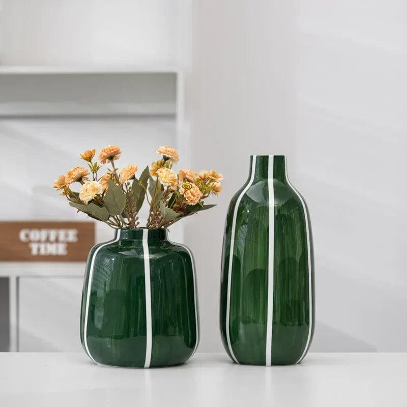 Serenity Flow Ceramic Flower Vase - Premium Ceramic vases - Shop now at San Rocco Italia