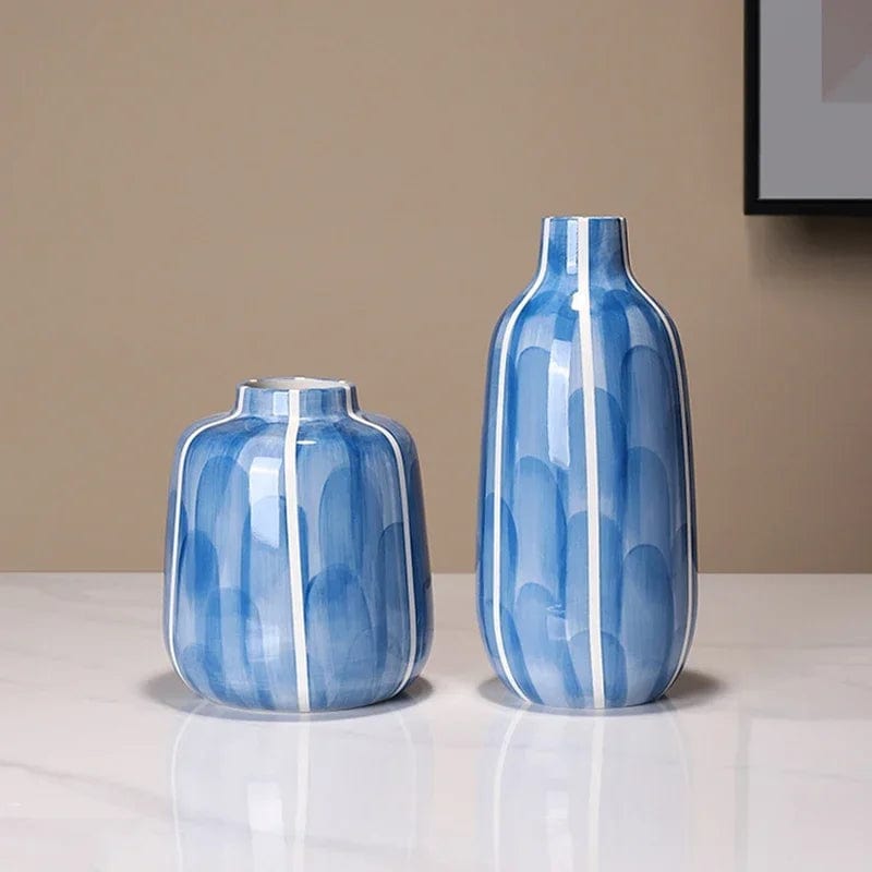 Serenity Flow Ceramic Flower Vase - Premium Ceramic vases - Shop now at San Rocco Italia