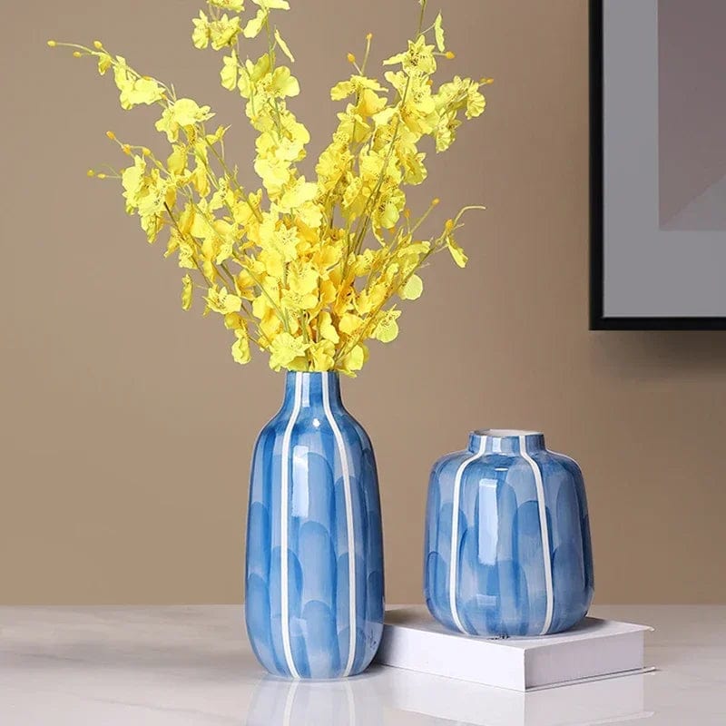 Serenity Flow Ceramic Flower Vase - Premium Ceramic vases - Shop now at San Rocco Italia