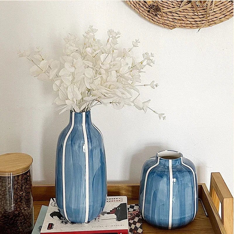 Serenity Flow Ceramic Flower Vase - Premium Ceramic vases - Shop now at San Rocco Italia