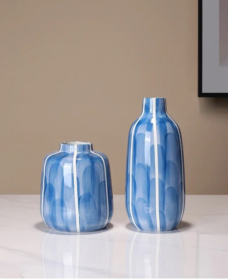 Serenity Flow Ceramic Flower Vase - Premium Ceramic vases - Shop now at San Rocco Italia