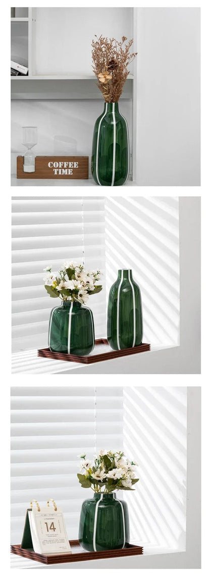 Serenity Flow Ceramic Flower Vase - Premium Ceramic vases - Shop now at San Rocco Italia