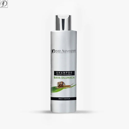 Shampoo alla Bava di Lumaca e Acido Ialuronico 250 ml – Capelli Morbidi, Idratati e Rigenerati
