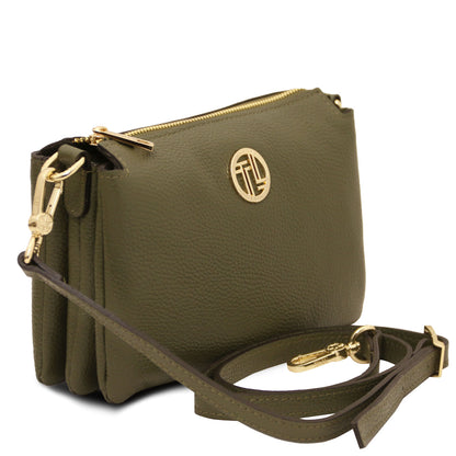 Leather handbags Sia - Soft Italian leather clutch | TL142479 San Rocco Italia