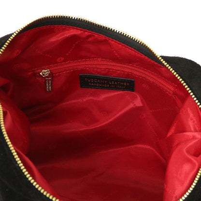 Leather handbags Sierra - Suede Hobo Bag | TL142419 San Rocco Italia