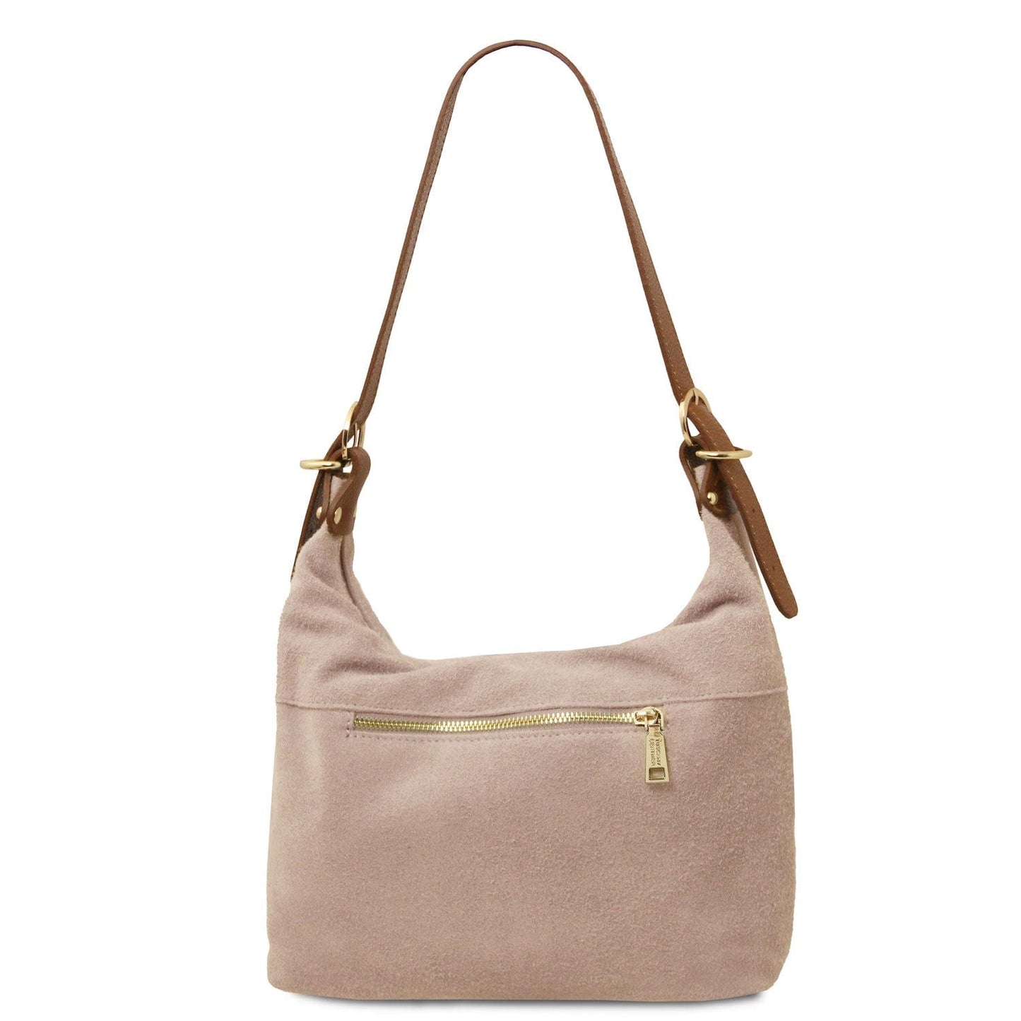 Leather handbags Sierra - Suede Hobo Bag | TL142419 San Rocco Italia