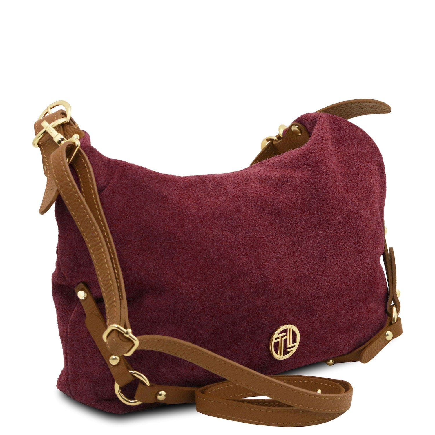 Leather handbags Sierra - Suede Hobo Bag | TL142419 San Rocco Italia
