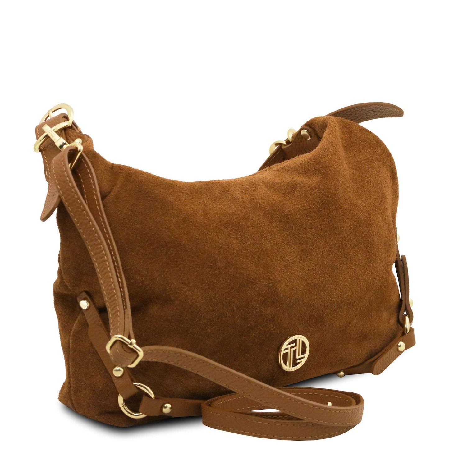 Leather handbags Sierra - Suede Hobo Bag | TL142419 San Rocco Italia