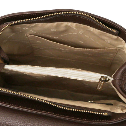 Silene - Leather 3-in-1 convertible backpack / shoulder bag / handbag | TL142152 - Premium Leather handbags - Shop now at San Rocco Italia