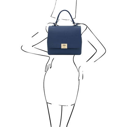 Silene - Leather 3-in-1 convertible backpack / shoulder bag / handbag | TL142152 - Premium Leather handbags - Shop now at San Rocco Italia