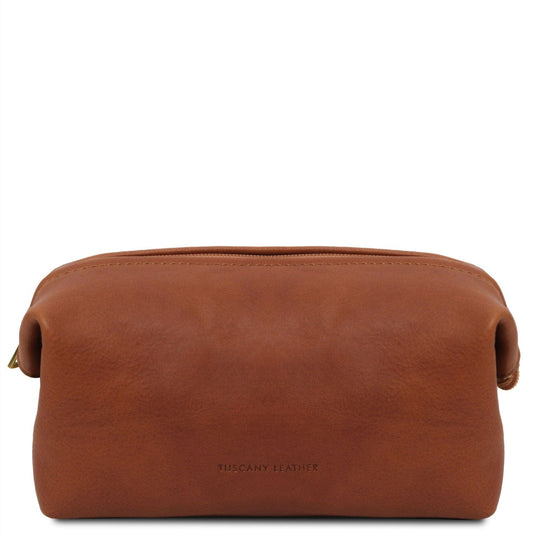 Travel leather accessories Natural Smarty - Leather toiletry bag - Small size | TL141220 San Rocco Italia