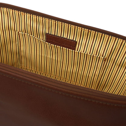 Smarty - Leather toiletry bag - Large size | TL141219 - Premium Travel leather accessories - Shop now at San Rocco Italia