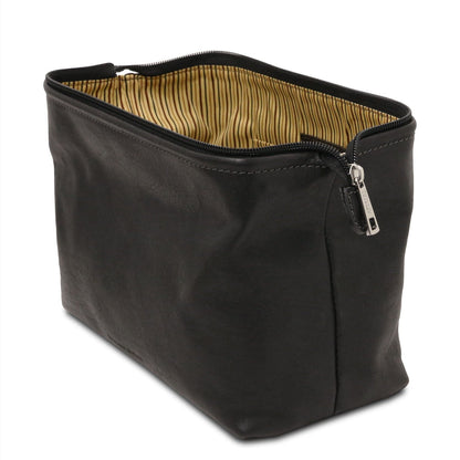 Smarty - Leather toiletry bag - Large size | TL141219 - Premium Travel leather accessories - Shop now at San Rocco Italia