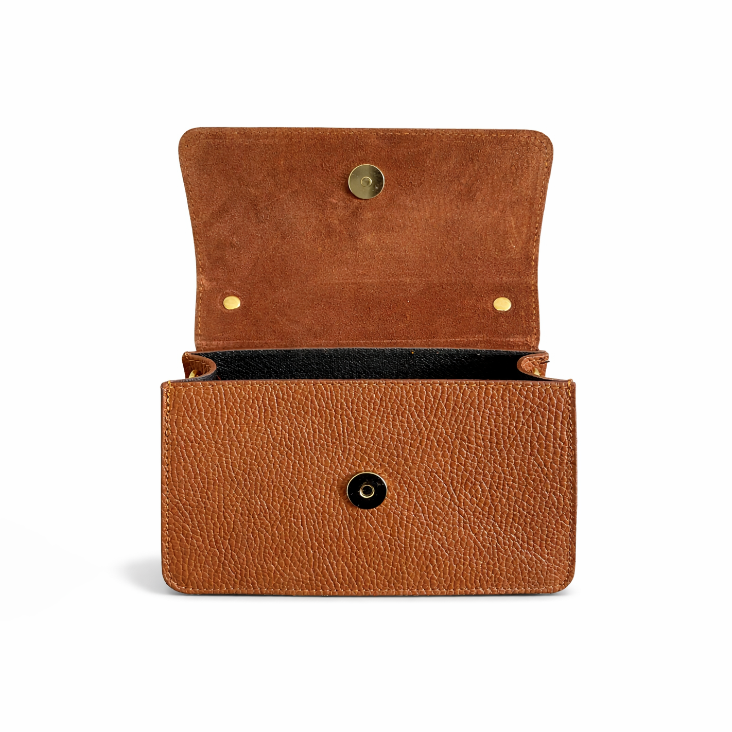 Sofia Leather Horse Bit Handbag with Chain Strap