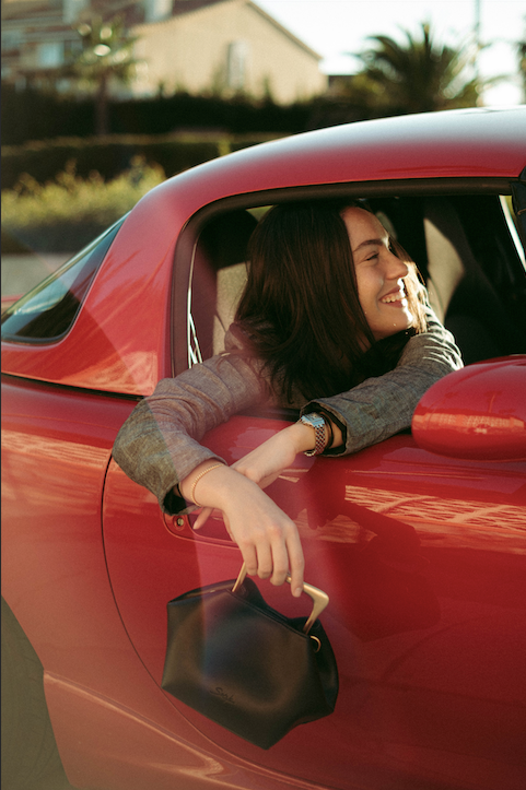 Handbag & Wallet Accessories Sora - Metallic Handbag/Shoulder Bag Black San Rocco Italia