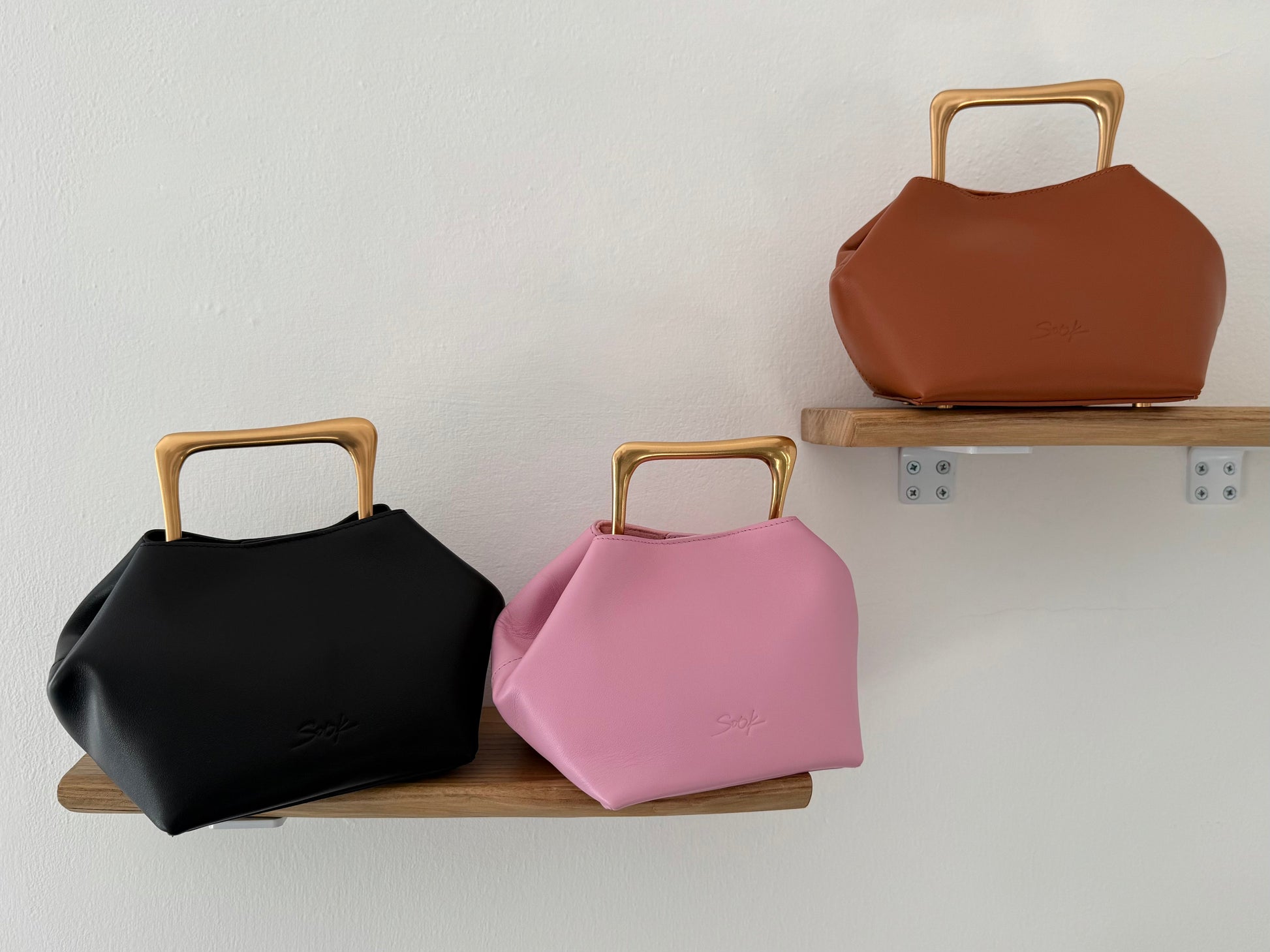 Handbag & Wallet Accessories Sora - Metallic Handbag/Shoulder Bag Pink San Rocco Italia