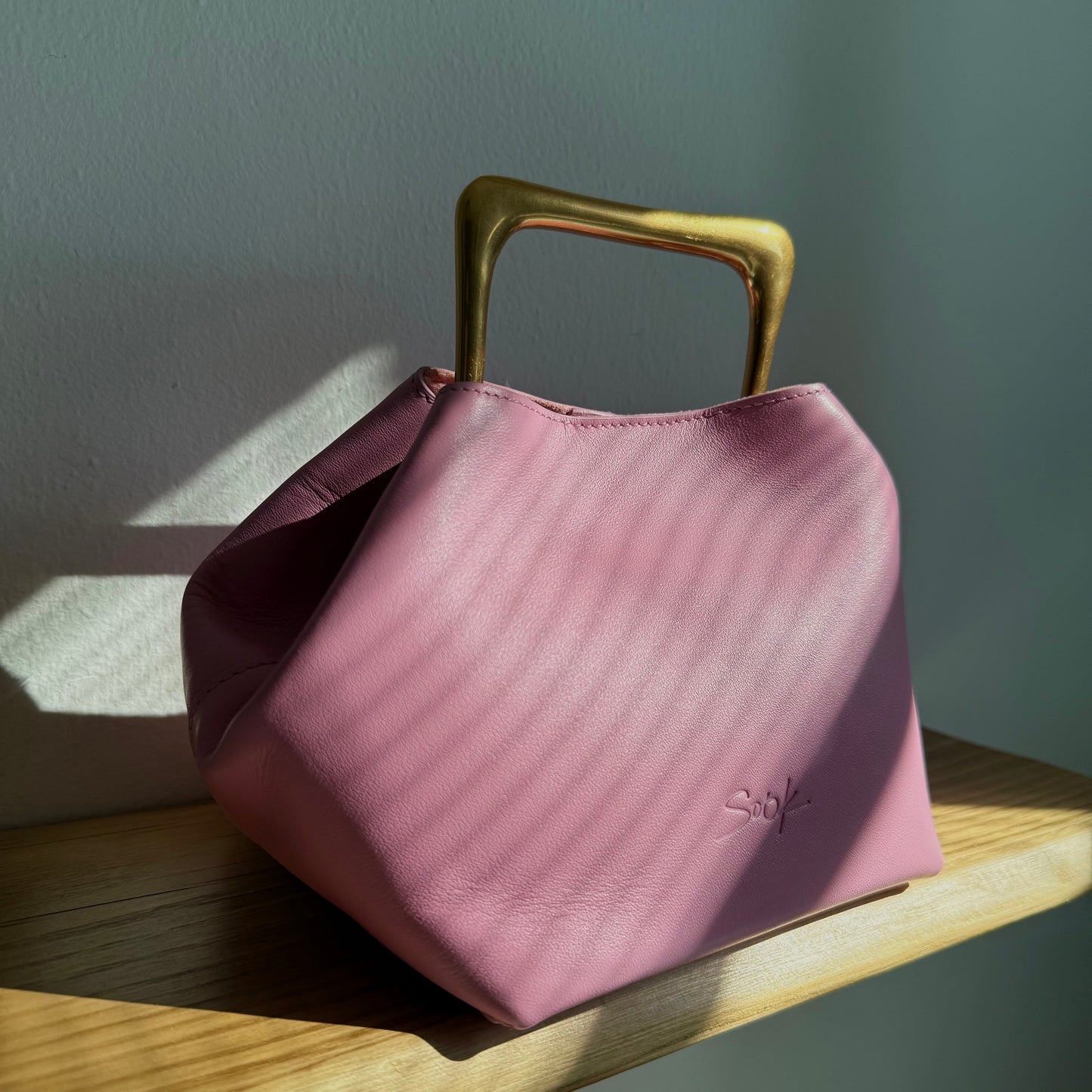 Handbag & Wallet Accessories Sora - Metallic Handbag/Shoulder Bag Pink San Rocco Italia