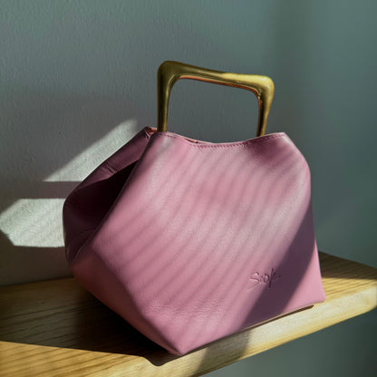 Handbag & Wallet Accessories Sora - Metallic Handbag/Shoulder Bag Pink San Rocco Italia