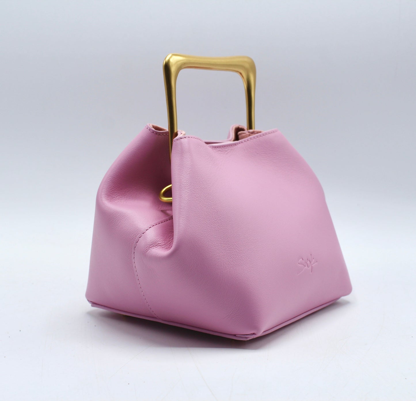 Handbag & Wallet Accessories Sora - Metallic Handbag/Shoulder Bag Pink San Rocco Italia
