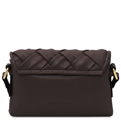 Leather shoulder bags Tarte - Woven leather shoulder bag  | TL142518 San Rocco Italia