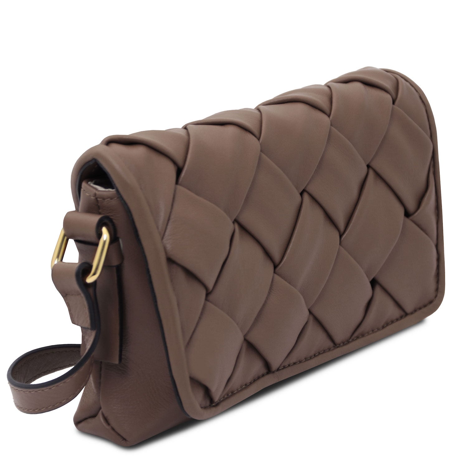 Leather shoulder bags Tarte - Woven leather shoulder bag  | TL142518 San Rocco Italia