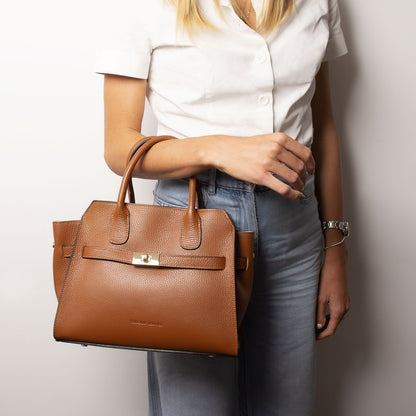 Origami - Leather tote | TL142466