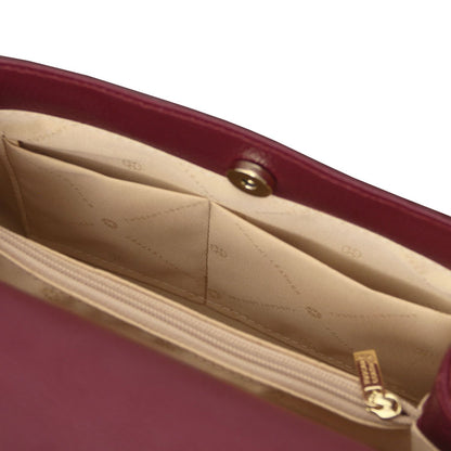 Maisy - Leather top handle bag - Medium size | TL142455